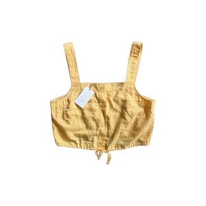 Orange and White Crop Top - A New Day